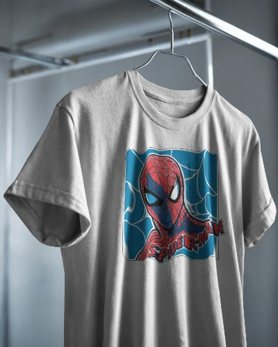 Unisex Spider-Man : Oversized Spider Man Printed T-shirt