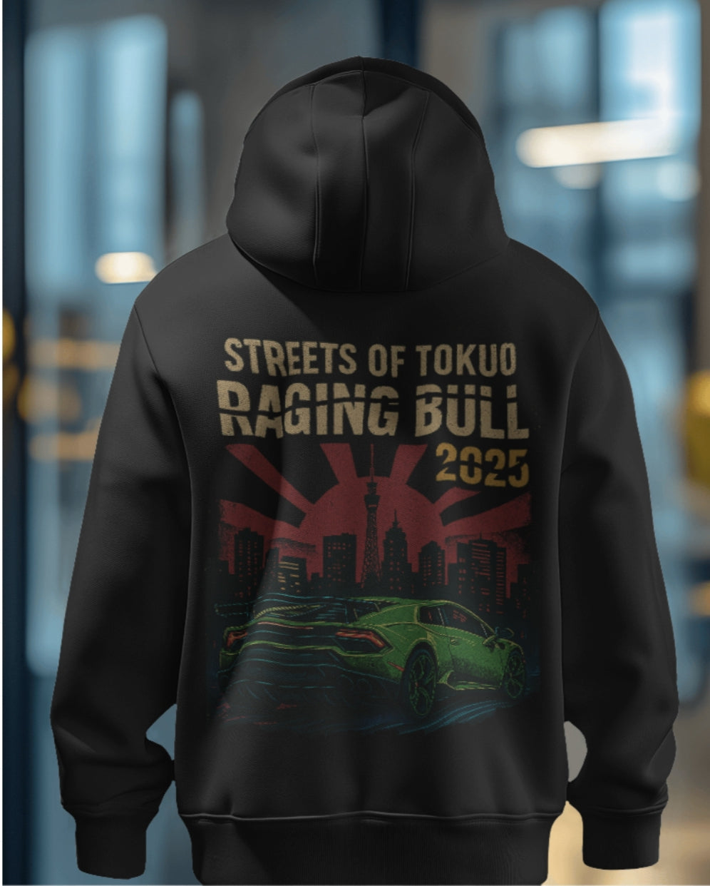 Raging Bull: Tokyo Streets 2025 Hoodie