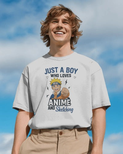 Naruto Inspired - Anime T-shirt For Boys !