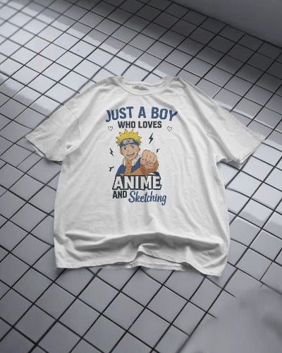 Naruto Inspired - Anime T-shirt For Boys !